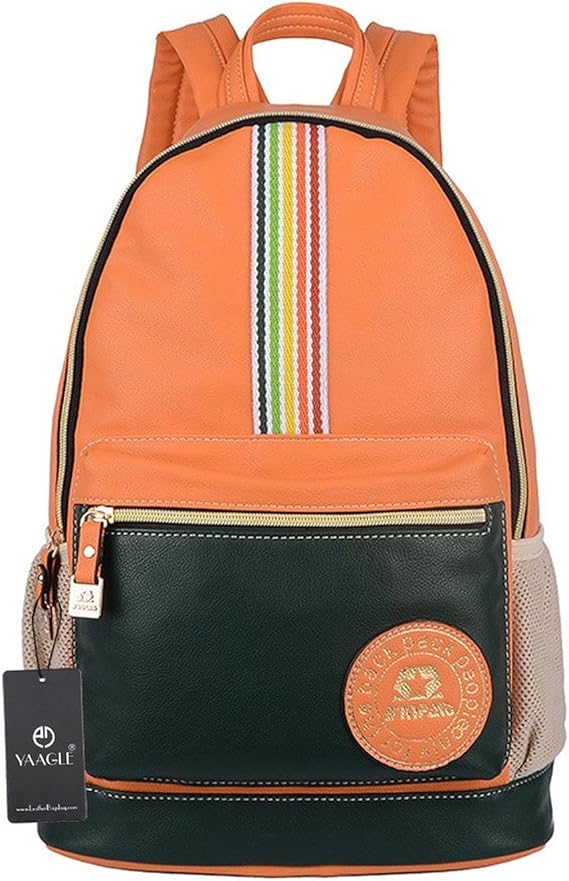 Amazon Co Jp Yaagle レディース女の子 Puレザー革 リュックサック 中学生 高校生 通学通勤 アウトドア 旅行 外出 大容量 バックパック ランドセル かわいい 人気 おしゃれ カジュアル 服 ファッション小物