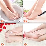 Mudder 4pc Double-Sided Foot File Rasp for Callus & Dead Skin Removal - Wet/Dry view 5