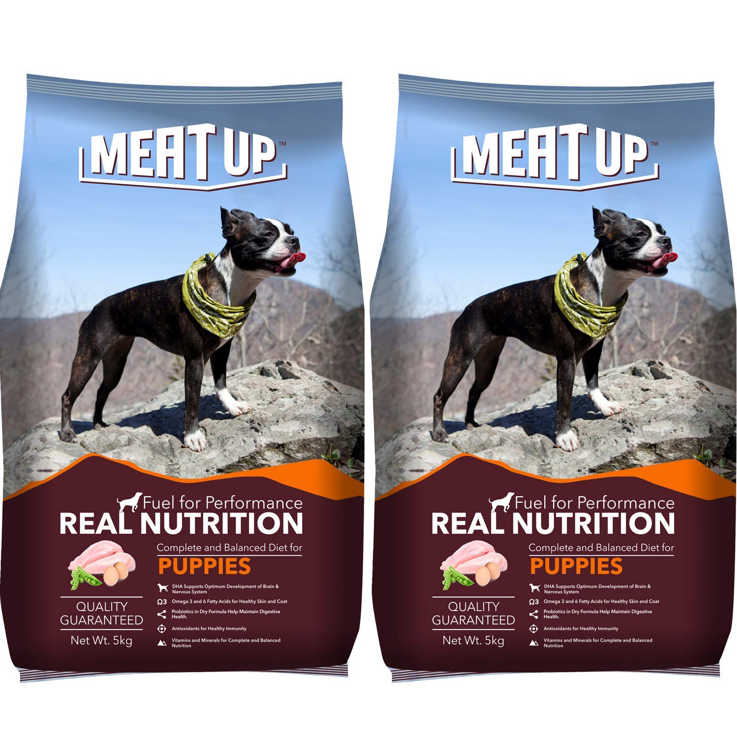 Meat Up Puppy Dog Food, 5 kg (Buy 1 Get 1 Free) Amazon.in Pet Supplies