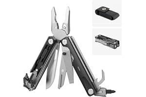 SmallRig 16-in-1 EDC Multitool, Compact Aluminum Multi Tool with Pliers, Scissors, Screwdrivers, Wrenches, Ruler, Portable Fo