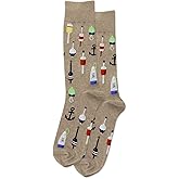 Hot Sox Buoy Socks, Hemp Heather, 1 Pair, Men Shoe 6-12.5