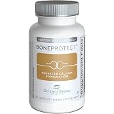 ScienceBased Health BoneProtect &ndash; Advanced Bone Health Supplement with Calcium Citrate, Vitamin D3, K2 (MK‑7), Magnesium and Antioxidants &ndash; Supports Bone Density, Heart and Colon Health &ndash; 120 Capsules