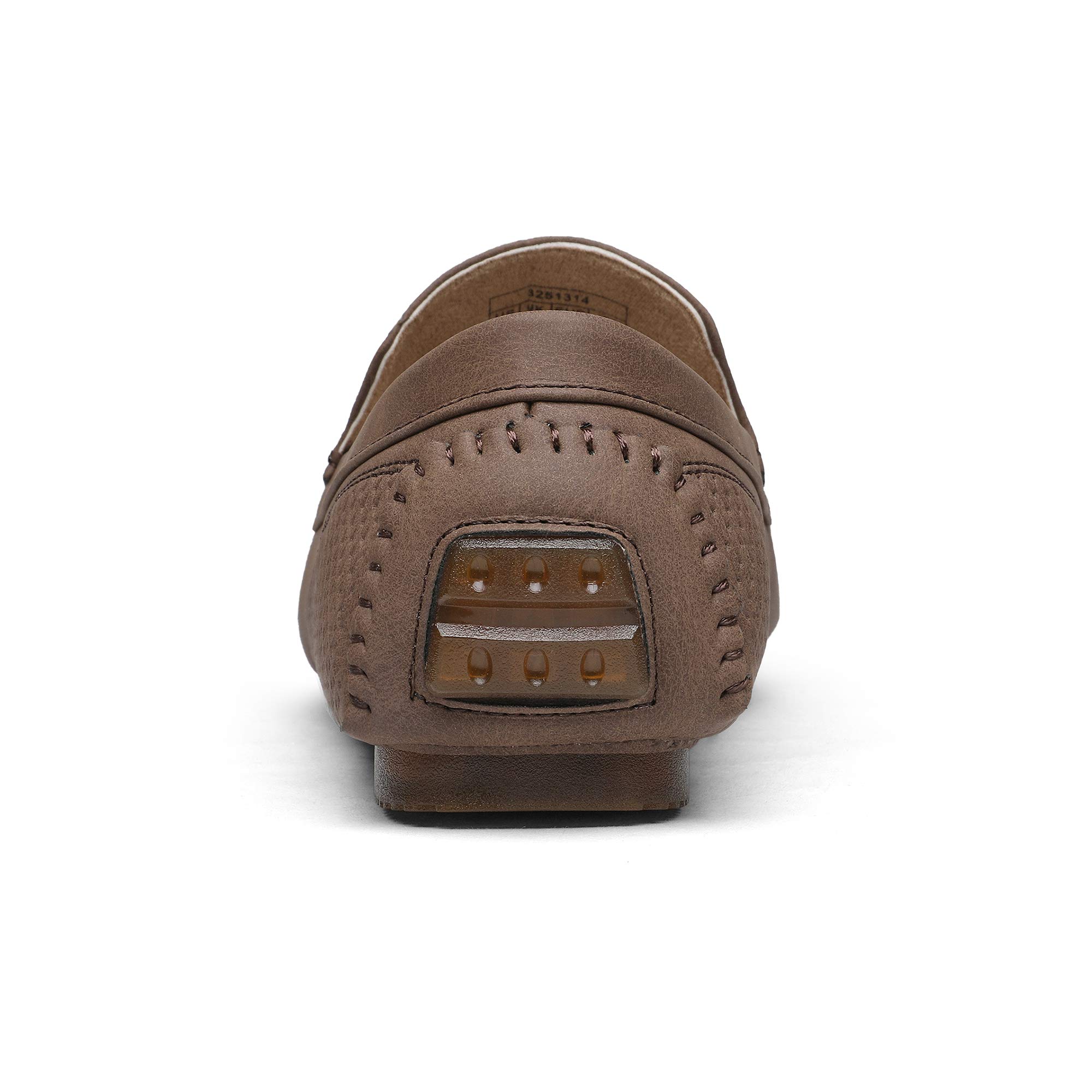 Bruno Marc Herren Klassische Mokassins Flache Slipper Slip on Penny Loafer Weich Comfort Schuhe Bootsschuhe,Size 41.5,Braun,3251314 6