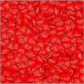 NCS Jumbo Heart Shaped Edible Sprinkles &ndash; Red Cupcake, Cake &amp; Cookie Decorations, 7 oz