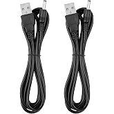 Electric Toothbrush Charger Cord for Fairywill, Bitvae D2/R1/R2/S2 Sonic | For 7AM2M AM105/AM110, Rtauys M5, Aquasonic Icon, Dnsly, Vekkia, Foreo Luna 3 - USB Charging Cable Replacement