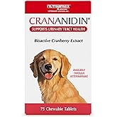 Crananidin Urinary Tract Health Supplement Chewable Tablets for Dogs