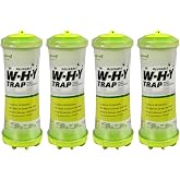 RESCUE! WHY Trap for Wasps, Hornets, &amp; Yellowjackets &ndash; Hanging Outdoor Trap - 4 Traps