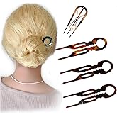 Prestige French Hair Pins, New Hairpins Accessories Elegant Hair Clips for Women, Suitable for Most Hair Types (4PCS)