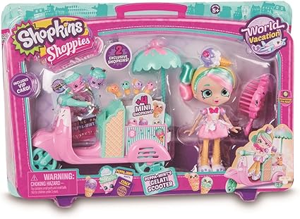 shopkins ice cream bike