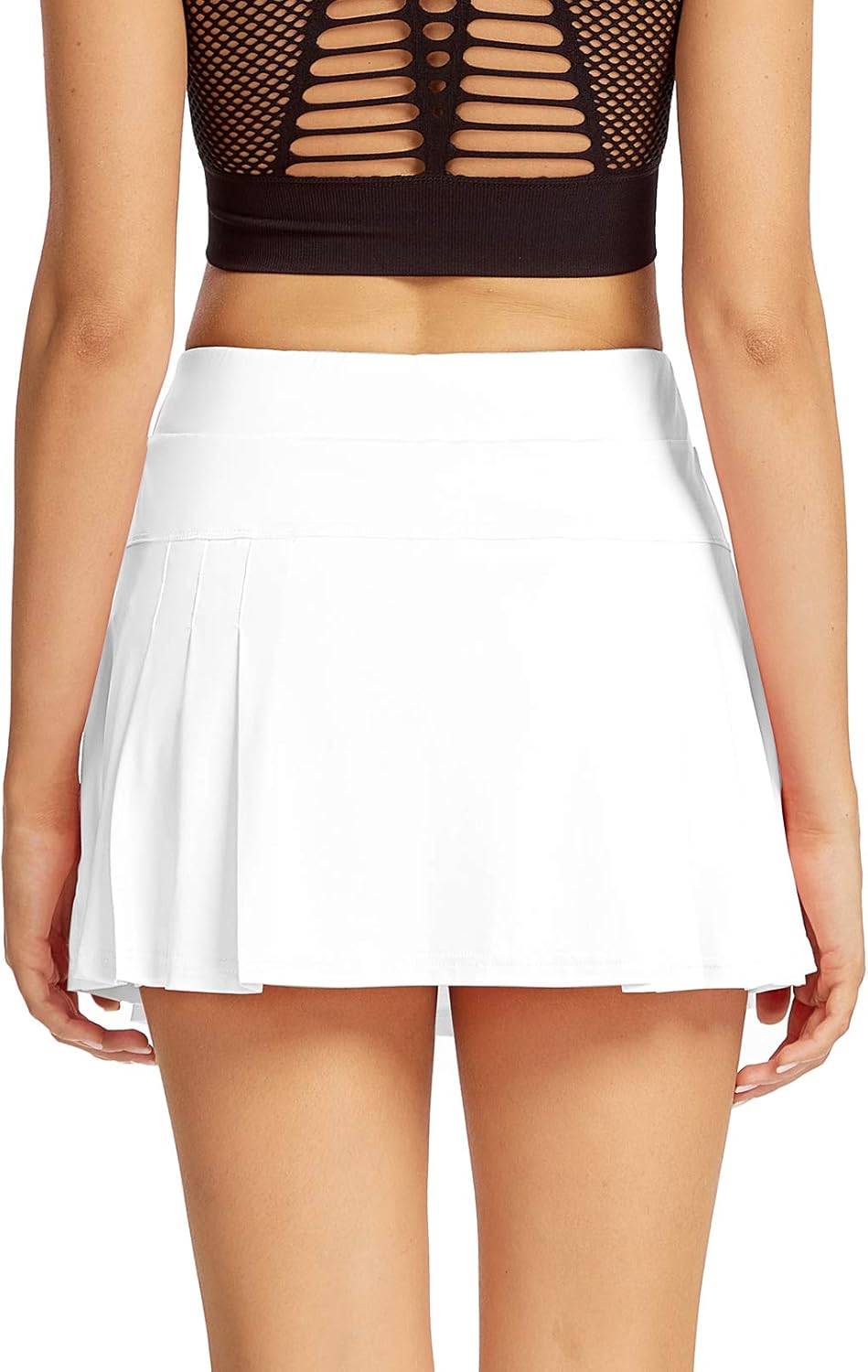Raroauf Women's Athletic Skorts Lightweight Active Skirts with Shorts Running Tennis Golf Workout Mini Skirt with Pockets: Clothing