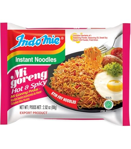 Amazon.com : Indomie Mi Goreng Instant Noodles, Halal Certified