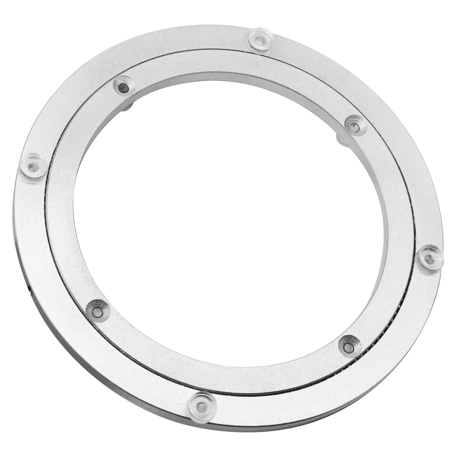Aluminium Alloy Turntable Bearing, Heavy Duty Swivel Turntable Lazy Susan Rotating Bearing Turntable Round Dining Table Smooth Swivel Plate Hardware (200mm - 8inch)