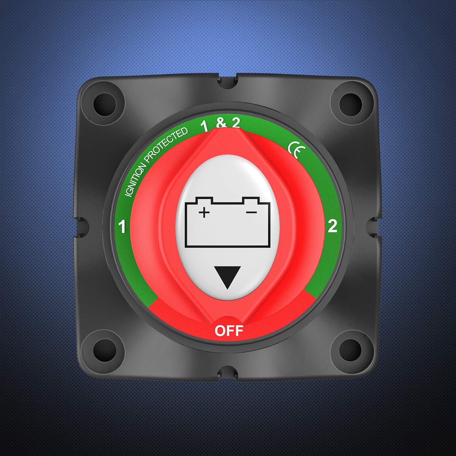 Nilight 1-2-Both-Off Battery Switch, 12V-48V Battery Disconnect Master Cutoff Switch for Marine Boat Car RV ATV UTV Vehicle, Waterproof Heavy Duty Battery Isolator Switch, 2 Years Warranty (90108A): Industrial & Scientific