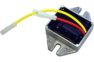 OakTen Voltage Regulator for Briggs & Stratton 698315-12V 14.4V Set Point for Riding & Zero-Turn Mowers