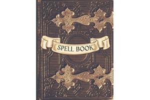 RPG Wizard Spell Notebook Journal - Brown Grimoire Effect: Spell Lists for DnD, Pathfinder, LARP, Fantasy Role Playing Games (RPG Spell List Notebooks)