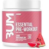 Bulk Essential Pre-Workout, Sour Raspberry, 375g