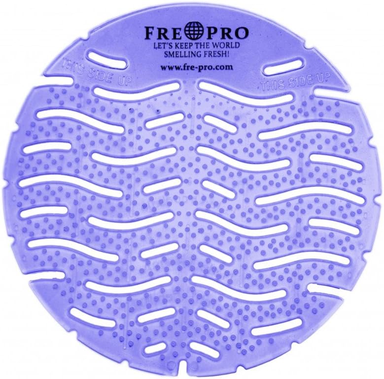 Urinal odour neutraliser, fabulous lavender, with calendar function, fragrant, small tips/sprouts to avoid the anti-splash effect, reducing the dirt deposit cleaning time shortening 100% recyclable, urinal, urinal, fre-Pro, Frepro, fresh products, Sieve, liner, splash guard