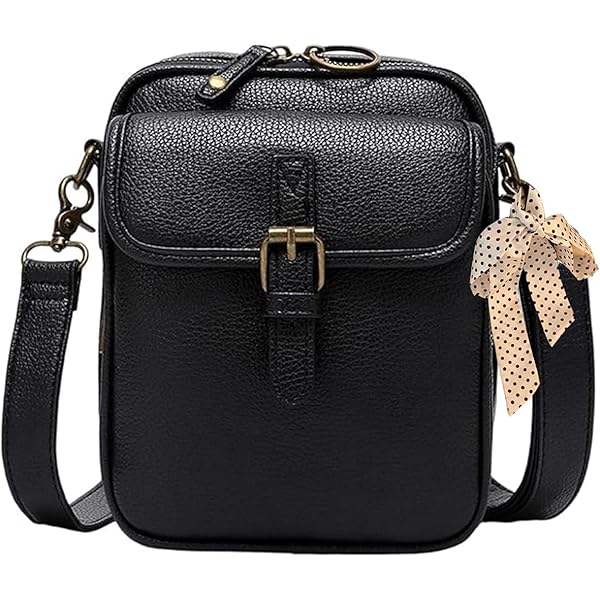 Amazon.com: LOCPUFF Collaboraten1 Crossbody Leather Bag