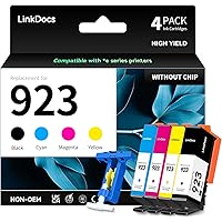 LinkDocs 923 Ink Cartridges Combo Pack Compatible Replacement for HP 923 Ink Cartridges 923XL Work with OfficeJet Pro 8130 81