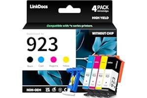 LinkDocs 923 Ink Cartridges Combo Pack Compatible Replacement for HP 923 Ink Cartridges 923XL Work with OfficeJet Pro 8130 81