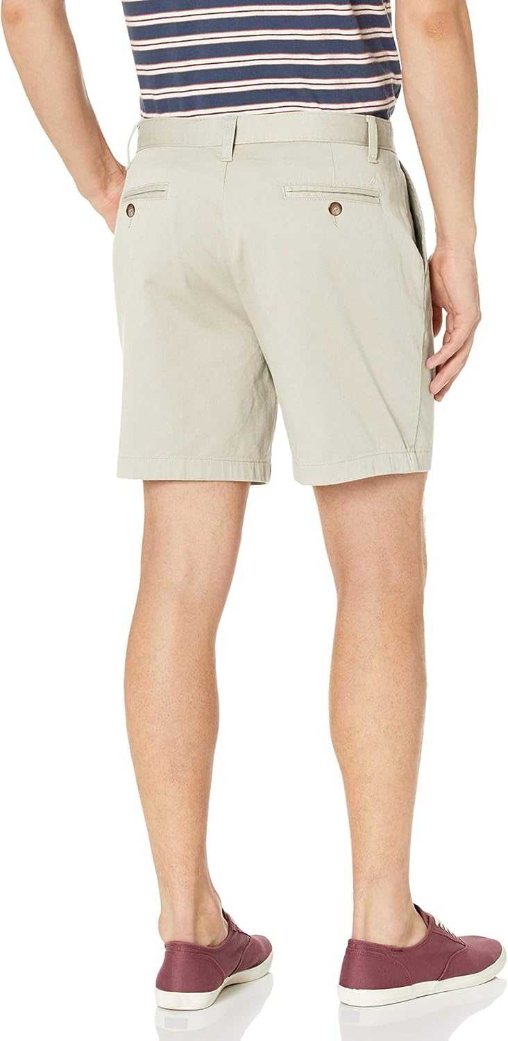 Nautica Men's 6" Stretch Twill Classic-Fit Shorts at  Men’s Clothing store