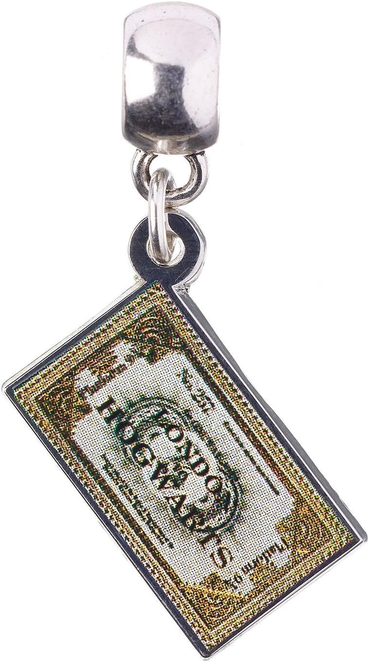 Harry Potter Hogwarts Express Ticket Slider Charm HP0107, silver, único