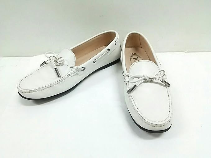 Amazon Co Jp トッズ Tod S シューズ ドライビングシューズ レディース 白 中古 服 ファッション小物