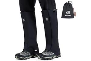 HIGH EXPERIENCE Leg Gaiters 100% Waterproof Adjustable Shoe Snow Boot Guard Gators for Hiking Shoe Cover Hunting Snowshoeing Climbing Walking for Women Men
