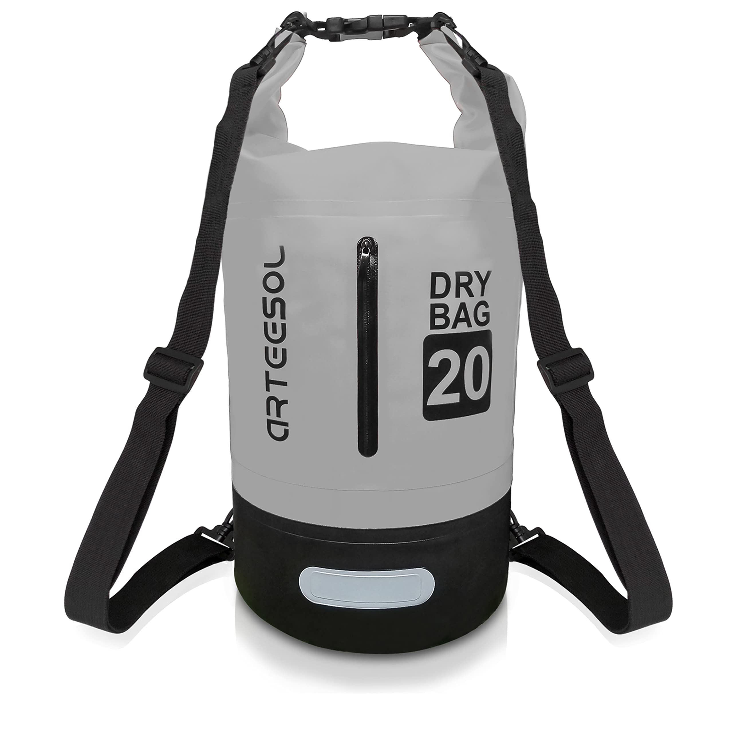 Waterproof Dry Bag, 5L/10L/20L/30L Waterproof Backpack Dry Sack Rucksack, Swim Bag with Adjustable Shoulder Straps, for Beach Swimming Kayaking Hiking Boating Canoeing Surfing Fishing — image 1