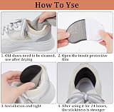Sibba 2 Pair Self-Adhesive Heel Grips Cushions Pads Black view 6