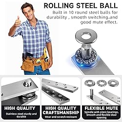 Hidden Door Hinge Pivot Door Hardware 360 Degree