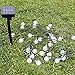 LMID Solar Lights LED Landscape Lighting 4.8M 20LED Crystal Ball Patio String Waterproof Christmas Lights Solar Powered light Lamp for Garden, Yard, Home, Christmas Tree, Parties (Warm White)