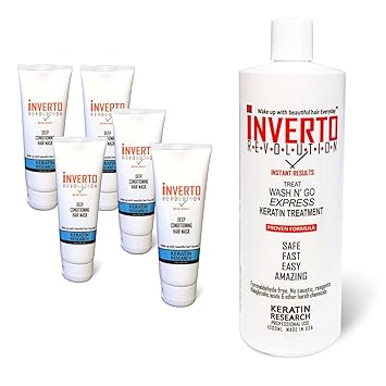 Buy Inverto Revolution Brazilian Blowout Keratin Hair Treatment