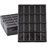 Flying Buffalo Game Piece Counter Trays (5-Pack); War Game and Board Game Storage Sorting Organizers, Playthos Collection