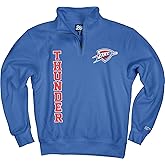 Blue 84 NBA unisex-adult Nba Officially Licensed Quarter Zip Sweatshirt Slam Dunk Team Color