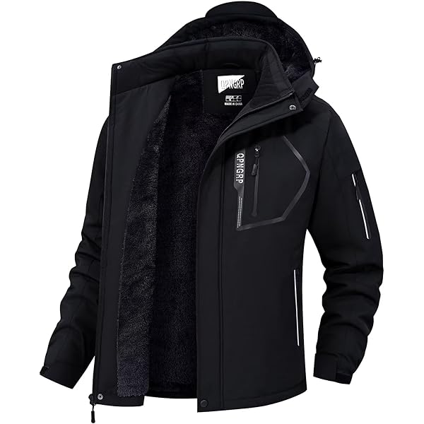 QPNGRP - Chamarra De Esquí Para Hombre, Impermeable, Aislada