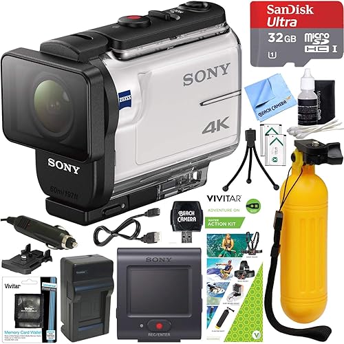 Sony FDR-X3000R 4K Action Camera with SteadyShot and Live View