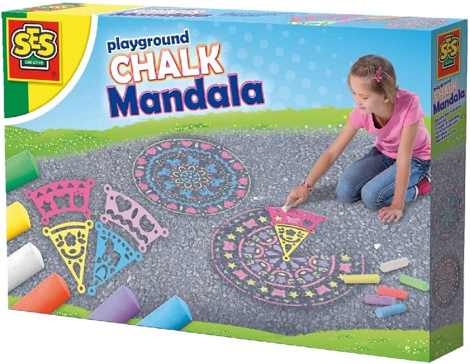 SES Creative 02208 Playground Chalk Mandala