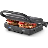 Dash MultiMaker Flex Press Grill System, Removable Plates, Forged Iron | Panini Press Sandwich Maker, Indoor Electric Grill, Nonstick Griddle Plates, Grilled Cheese Maker, Burgers