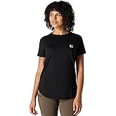 Carhartt Women's Force Relaxed Fit Midweight Pocket T-shirt, Black, Large