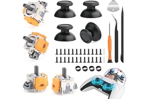 4Pack for PS5 Joysticks Replacement Hall Effect 3D Analog Stick Sensor Module for Sony PlayStation 5 PS5 Joystick Replacement