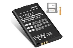 WRUMI SPR-003 for Nintendo 3DS XL Battery - New 3DS XL Battery Replacement - for Nintendo 3DS LL Game Console SPR 003 Upgrade Lithium Batteries 2500mAh