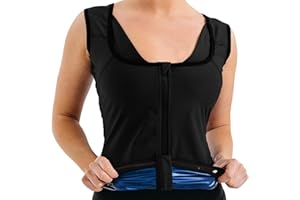 RDX Women Sauna Vest Workout Shirt for Weight Loss Compression Sauna Sweat Body Shaper