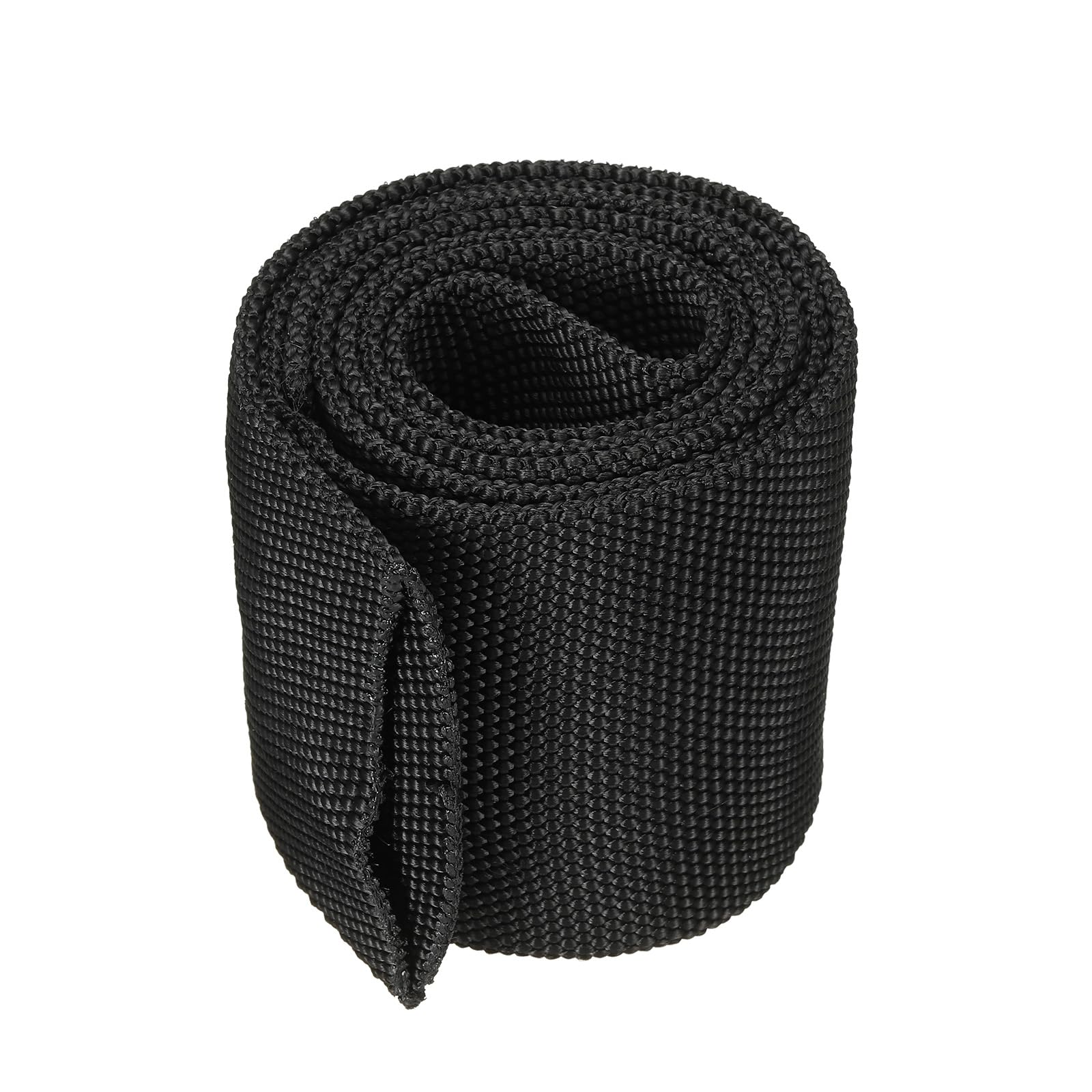 PATIKIL 1.7" Dia 3.3FT Nylon Protective Hose Sleeve, Cable Cover Sheath Protection for Welding Tig Torch Hydraulic Hose, Black