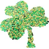 Shamrocks Table Confetti Lucky Clover Sequins St. Patrick's Day Event Party Supplies Confetti Shamrock Sprinkles Lucky Irish 