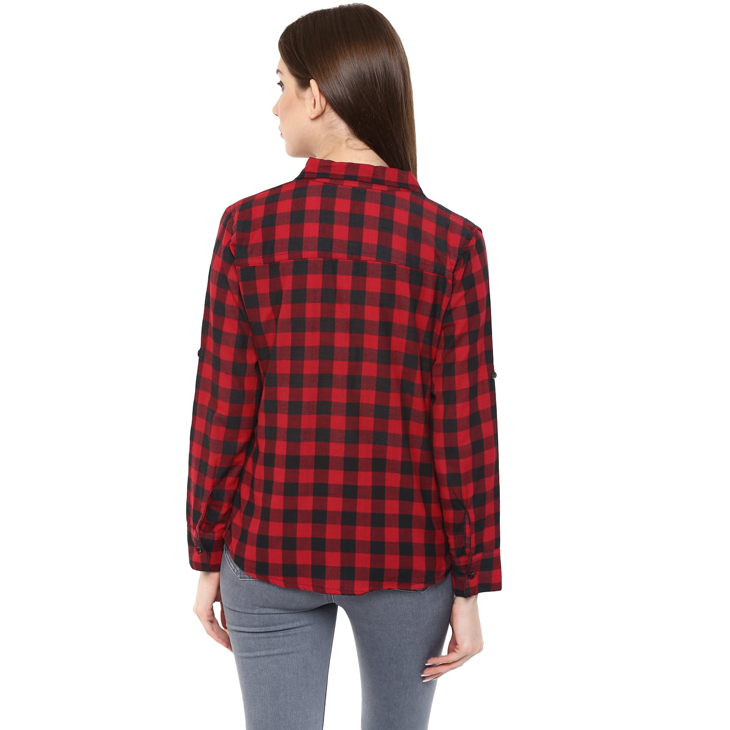 mayra women's cotton shirt (z1608t09552, red)