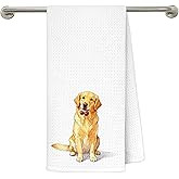 gsgfdshf Golden Retriever Kitchen Towels 16x24 in, Golden Retriever Lover Gifts, Dog Lover Mom Gifts, Funny Cherry Dog Decorative Hand Tea Dish Towels for Kitchen Dining Room