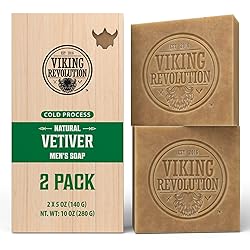 Viking Revolution Vetiver Natural Soap for Men