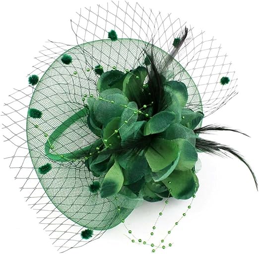 green hats and fascinators