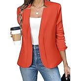 Business Blazers for Women Casual Fall Open Front Long Sleeve Work Office Suit Dressy Lightweight Y2K Jackets Outfits